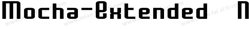 Mocha-Extended Normal字体转换
